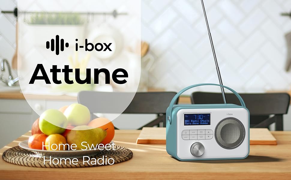 DAB/DAB+/FM Radio with Bluetooth, Mains and Battery Powered Portable