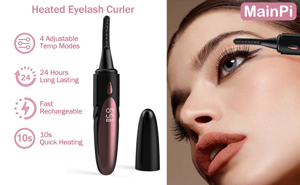 Heated Eyelash Curler,Electric Eyelash Curler Heated,Professional