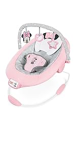 MINNIE MOUSE Rosy Skies Comfy Bouncer