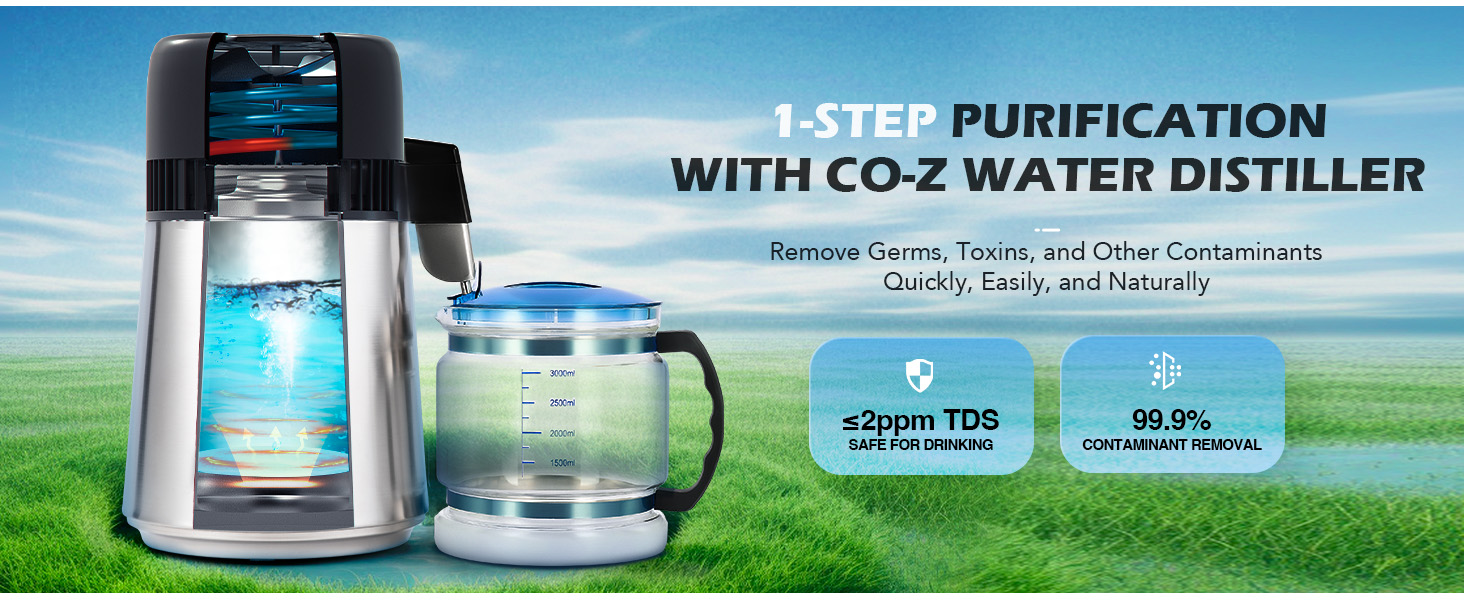 CO-Z water distiller