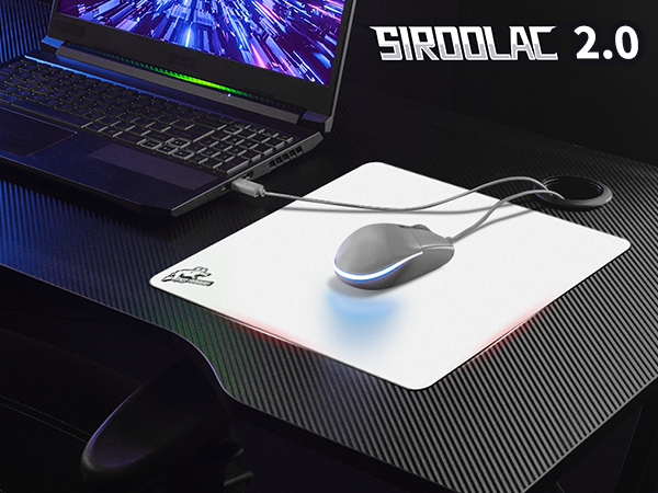 Amazon.co.jp: SIROOLAC 2.0 ガラス製ゲーミングマウスパッド