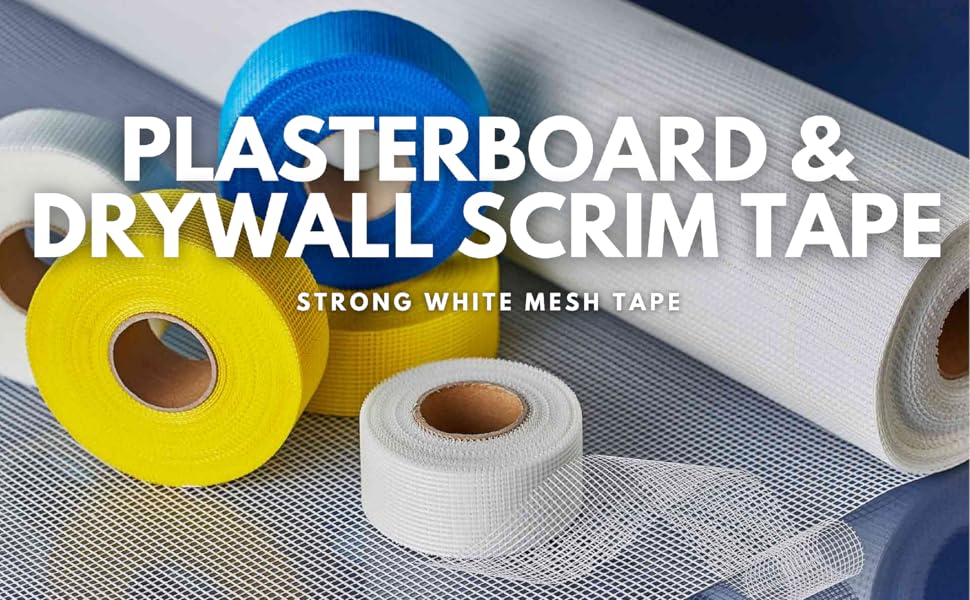 JKG® PLASTERBOARD & DRYWALL SCRIM TAPE 50mm x 20m HEAVY DUTY Strong
