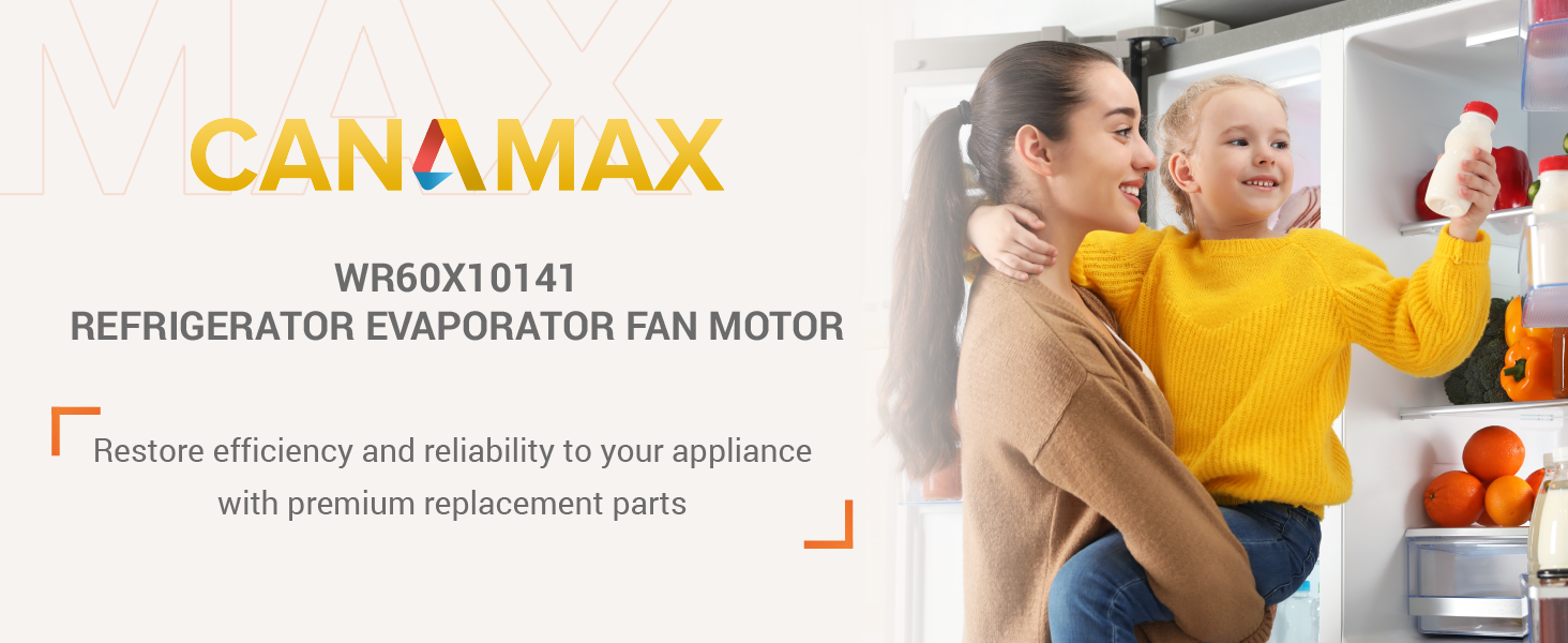 WR60X10141 Refrigerator Evaporator Fan Motor