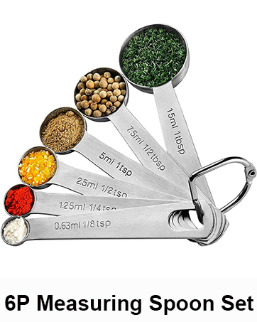 6P measuring spoon set