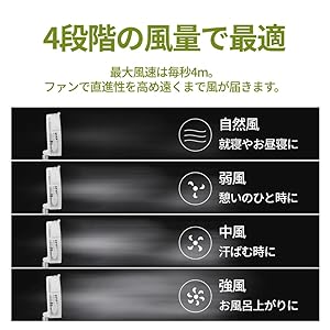 Amazon | Re:Gear 扇風機 リビング 卓上扇風機 風量4段階 首振り