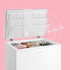 Comfee ' コンフィー RCC142WH/E ノンフロン冷凍庫 142L Amazon | COMFEE' 冷凍庫 142L 上開き ホワイト RCC143WH(E) 省エネ