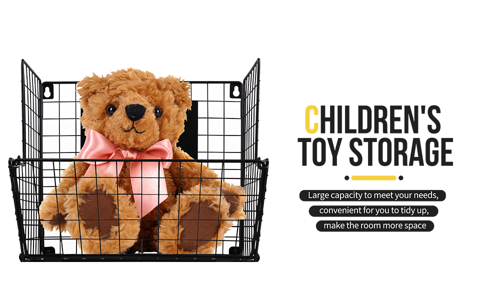 Granrosi Wall Hanging Fruit Baskets for Kitchen Set of 3 Large Wall