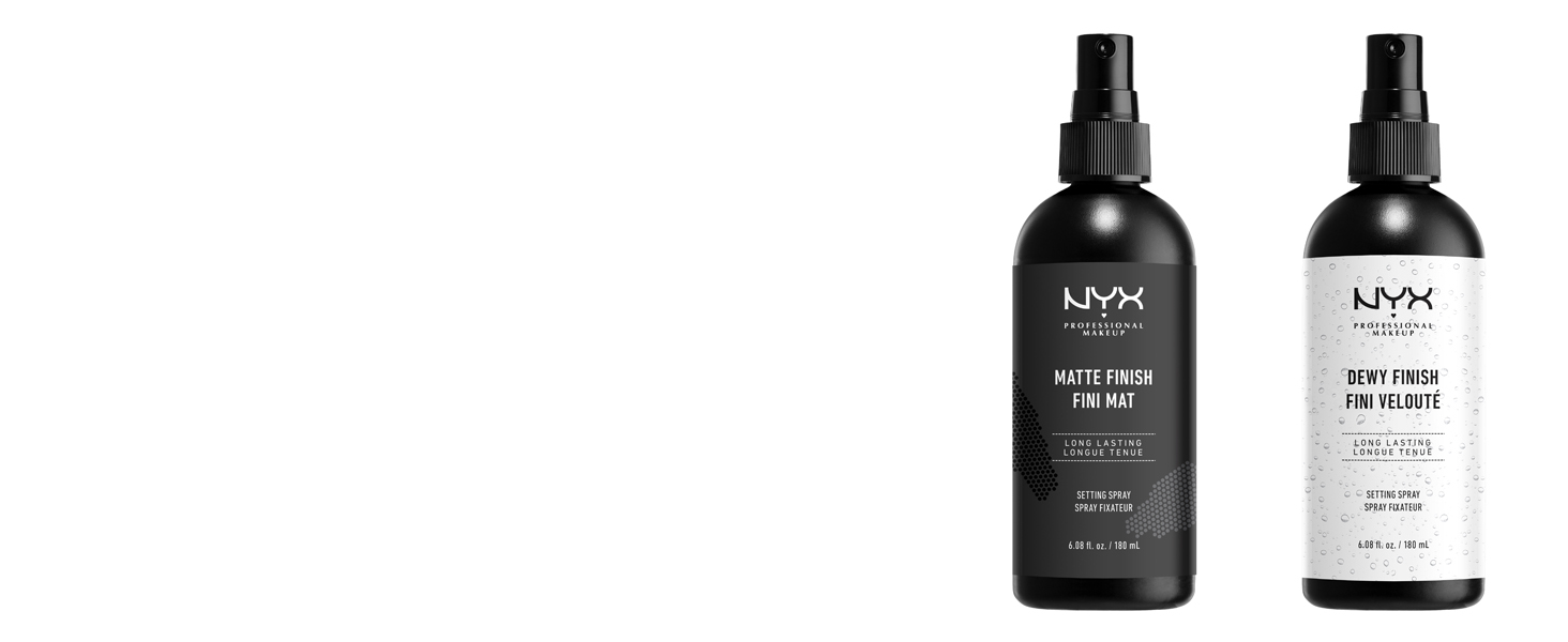 Spray fixateur de maquillage velouté ou mat