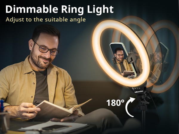 ring light with tripod