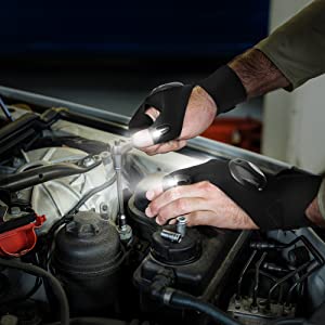 LED Flashlight Gloves