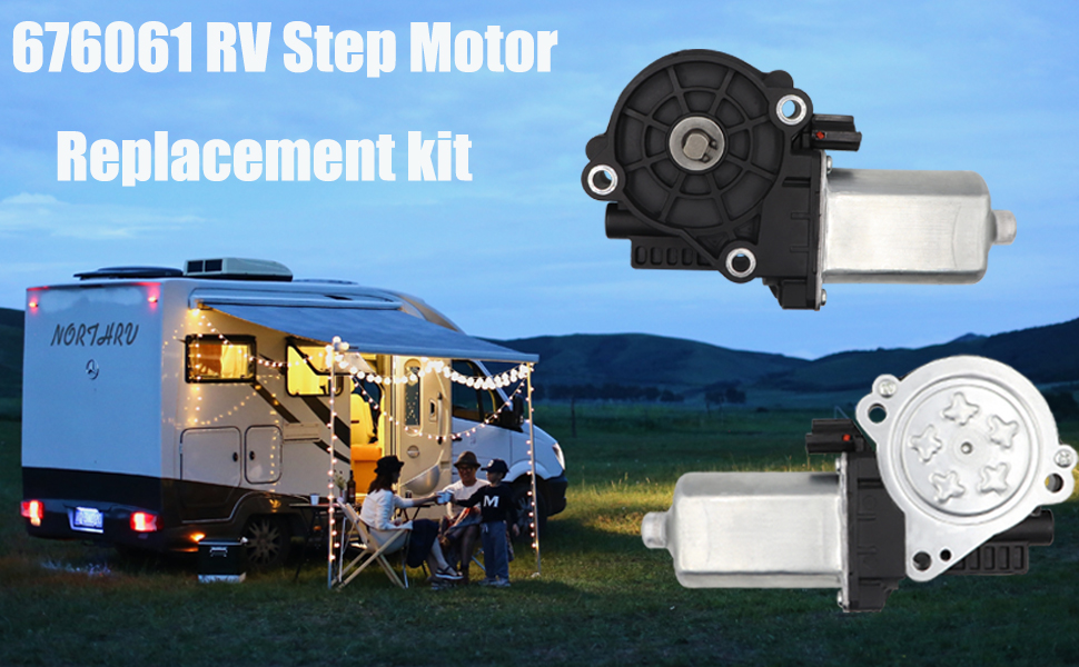 676061 RV Step Motor Replacement Kit for kwikee，2141001 RV