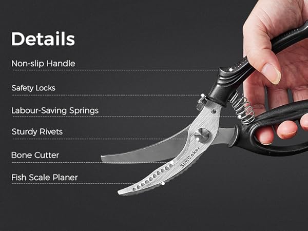 Details of poultry shears