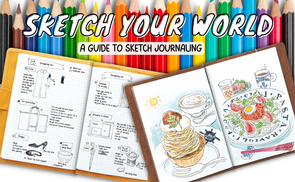Sketch Your World A Guide to Sketch Journaling (Over 500 illustrations