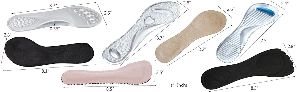 high heel inserts