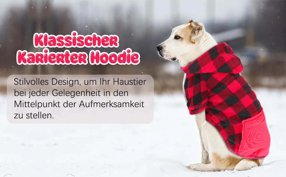 Hund Kapuzenpullis Set