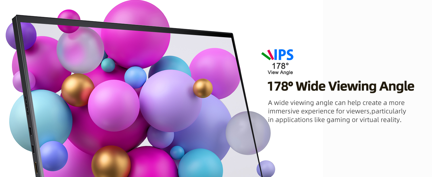 UPERFECT Monitor Portatile TouchScreen, 14 Pollici Portable Monitor con