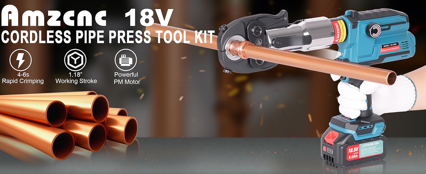 Cordless Plumbing Press Tool