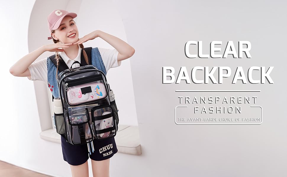Amazon.com | LXYGD Clear Backpack for School Stadium