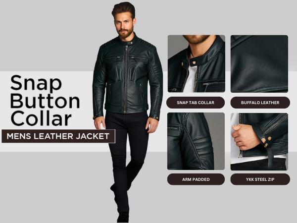 Amazon.com: BTR BORN TO RACE Men's Motorbike Leather Jacket