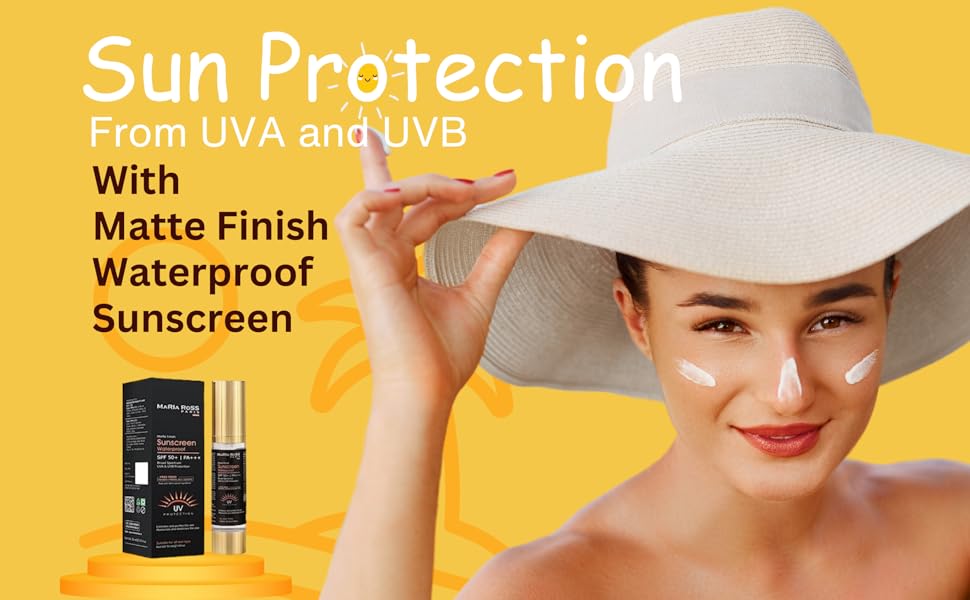 maria ross Suncreen for UVA UVB protection