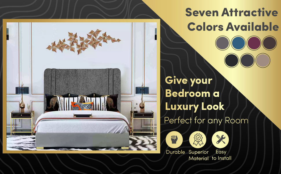 Headboards for Beds Luxurious Bed Headboard for Divan Bases Soft and