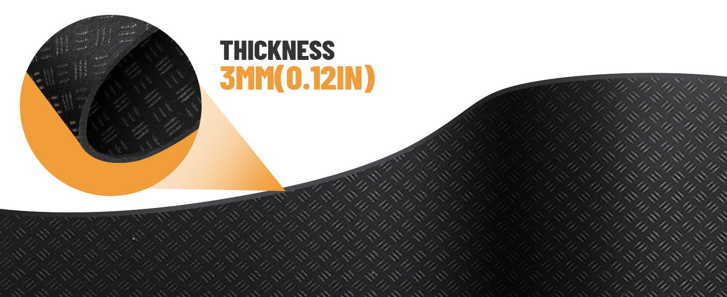 double sided non slip under desk mat