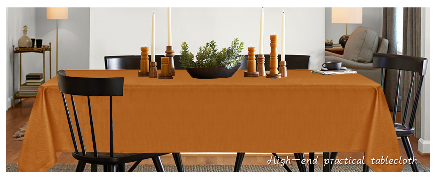 BIFENBI 2 Pack Square Table Cloth 52x52 Inch Linen