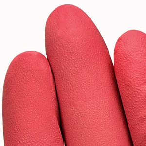 SwiftGrip EN35U Burgundy Nitrile Exam Gloves are finger-textured and provides extra precision grip