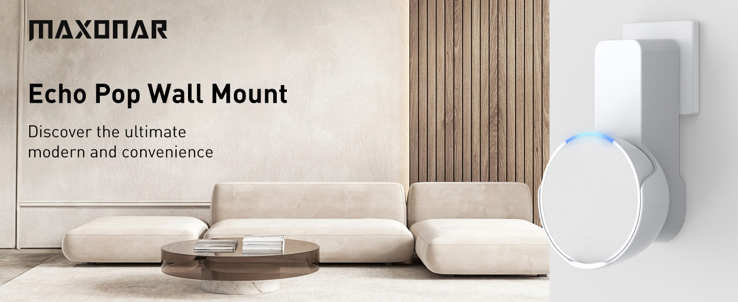 echo pop wall mount white