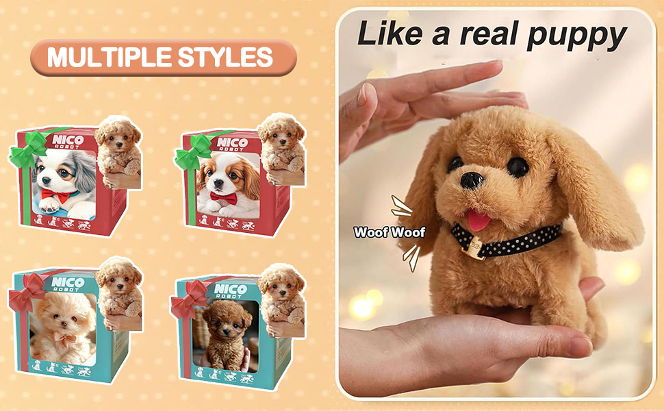 PUPPY インテリジェントロボット インテリジェントな電子ペットロボット犬・音声制御・踊るパピー