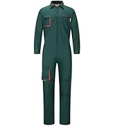 Amazon.com: Yukirtiq Men's Long Sleeve Zip-Front Coverall