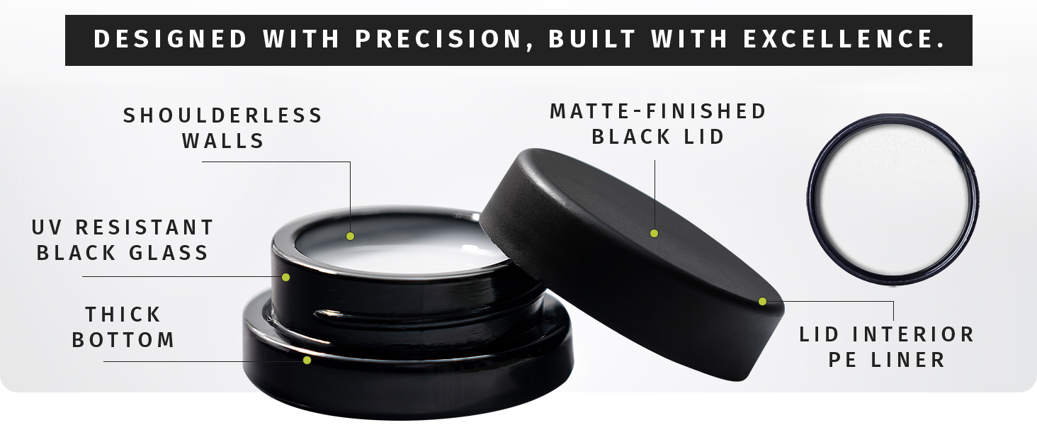 small jar bulk makeup toiletries airtight leak proof mini size uv resistant toiletry lotions smell