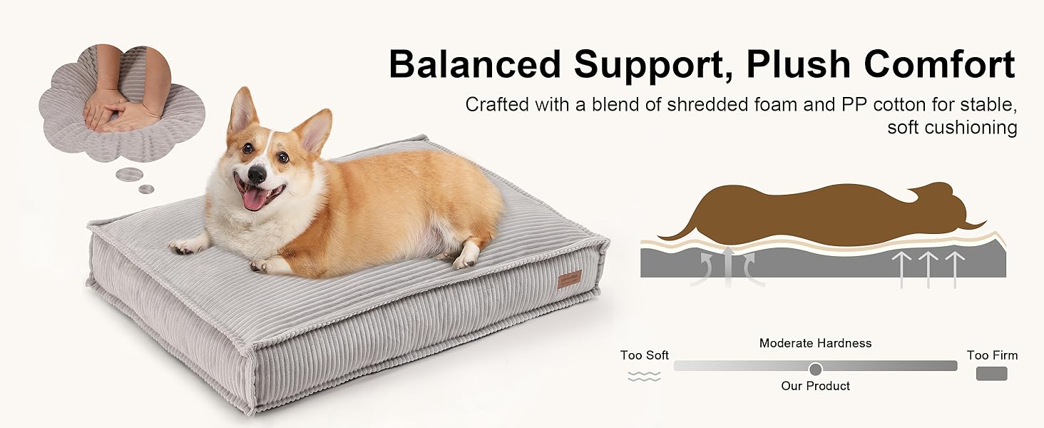 cotton dog bed