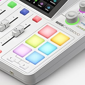 RODE Caster RØDECaster Duo ホワイト 新品 本体 Amazon.com: Rode RODECaster Duo (White) Integrated Audio