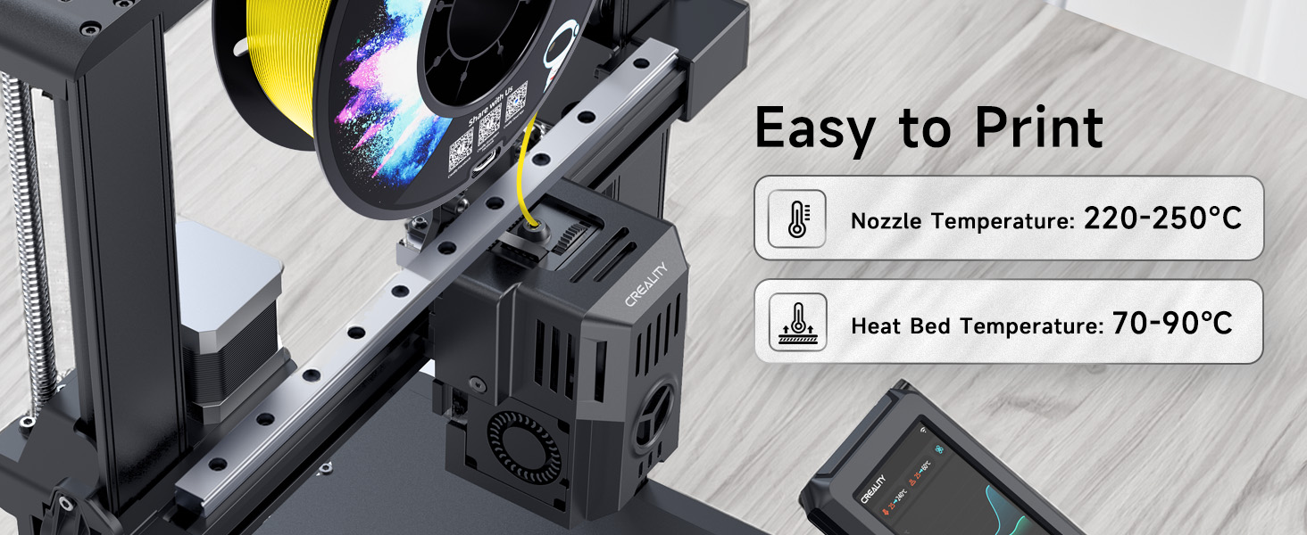 CREALITY PETG Filament 1.75mm 3D Printer Filament, 1kg (2.2lb) Neatly Wound Spool, Dimensional Accuracy ±0.03mm, Fit for Ender, Bambu Lab, ELEGOO FDM Printers, Translucent Cyan 13 creality petg filament 1.75mm 1.75 3d printer filament