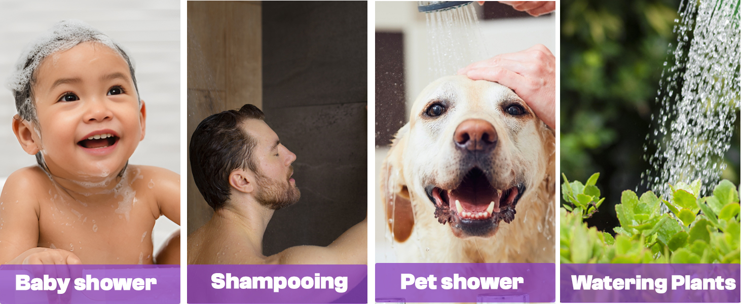 lightweight shower spray shower spray for dogs and cats pet bath accessorie rubber hose shower spray