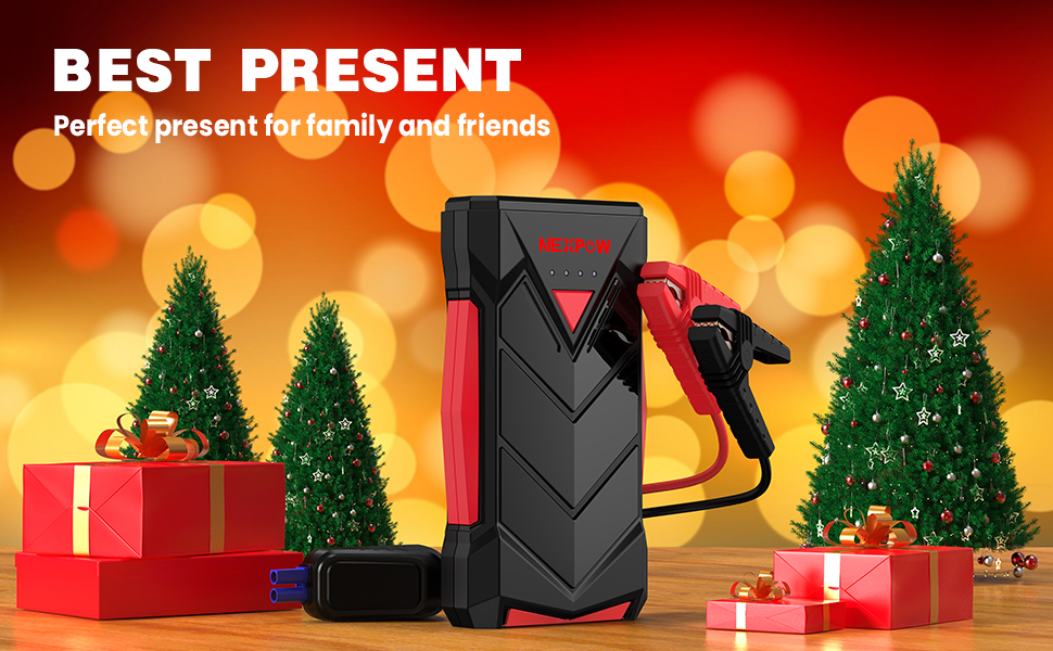 NEXPOW Portable Jump Starter,12V Car Battery Jump Starter