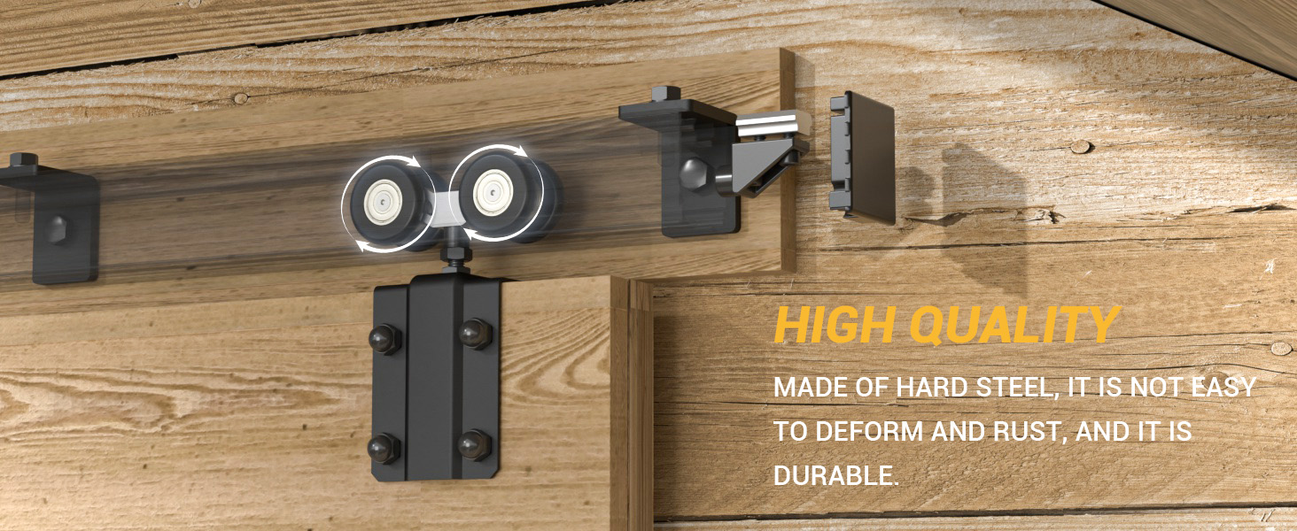 box rail barn door hardware kit