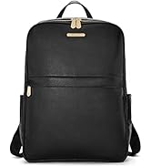 BOSTANTEN Genuine Leather 15.6 inch Laptop Backpack Purse for Women College Casual Backpack Trave...