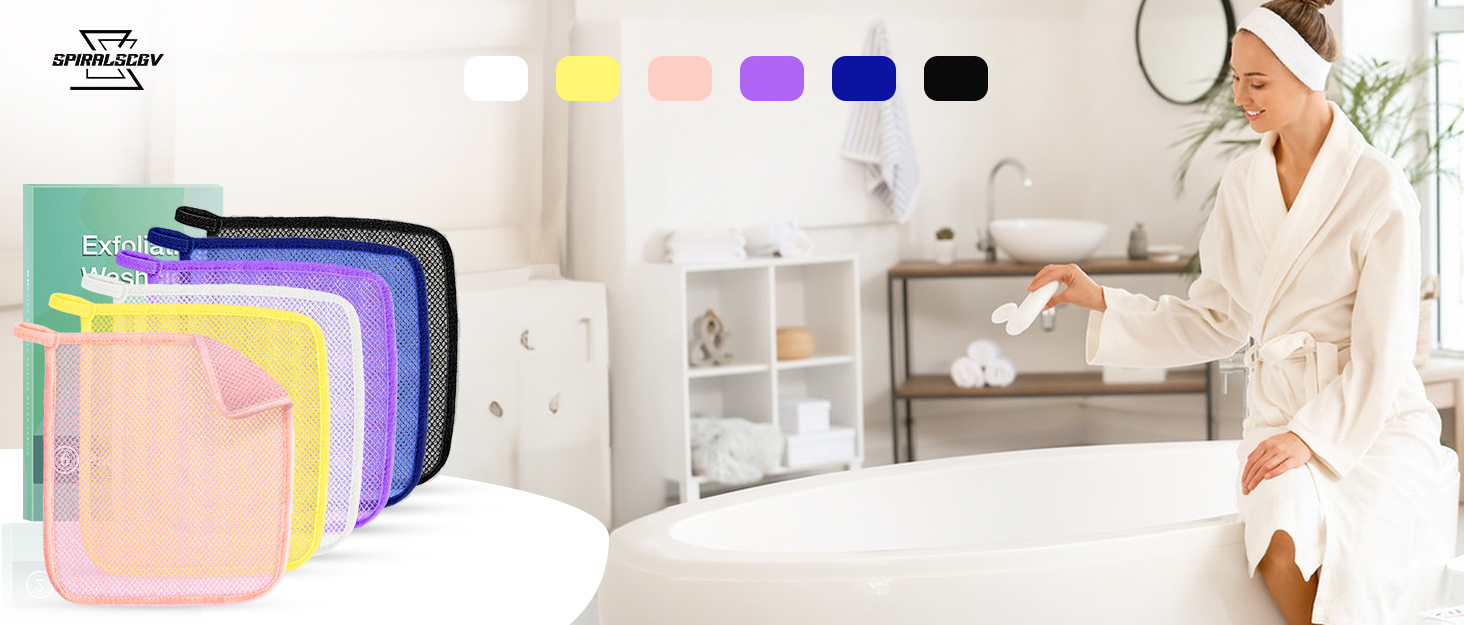  Exfoliating Washcloths