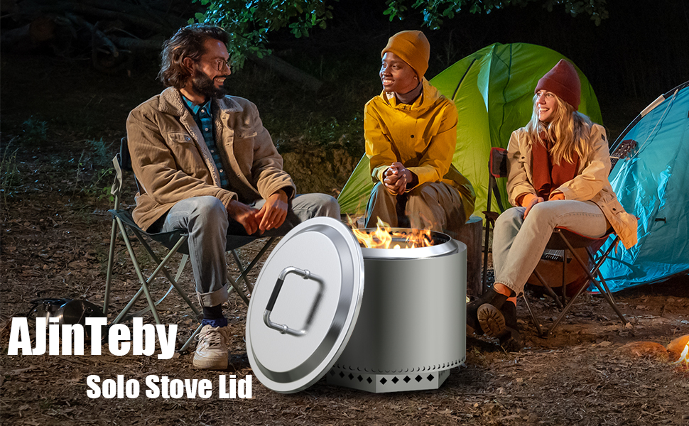 AJinTeby Fire Pit Lid Replacement for Solo Stove Bonfire