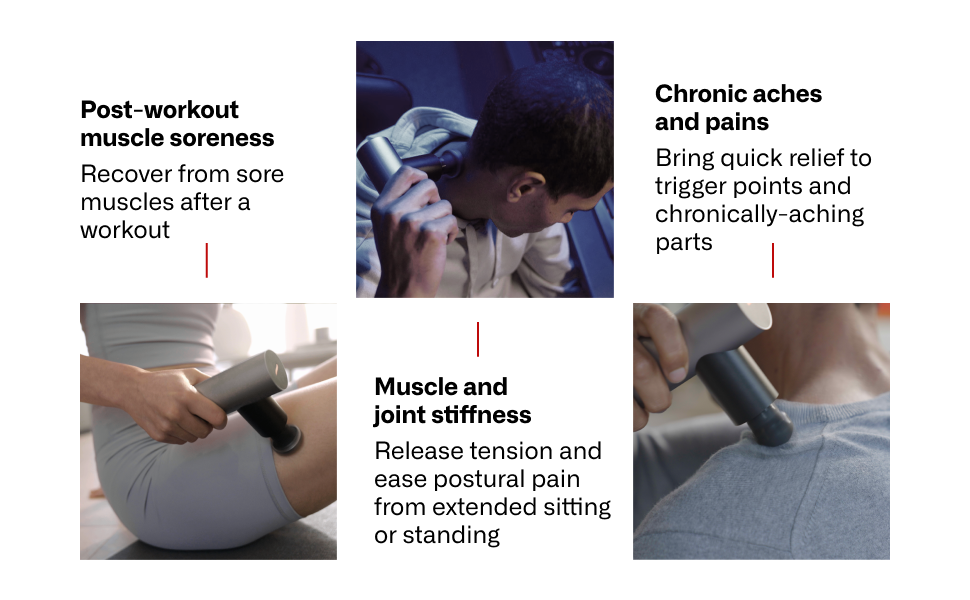 post-workout muscle soreness, atom mini massage gun