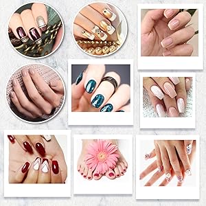 For manicure and pedicure nail art