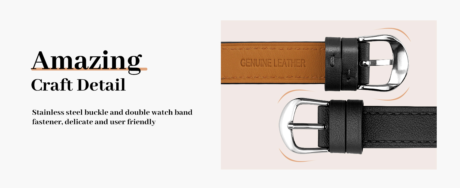 slim leather apple watch band women