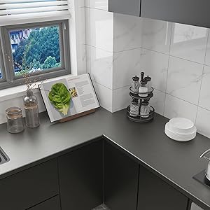 Amazon.co.jp: CHIHUT 金属質感 壁紙シール リメイクシート 無地