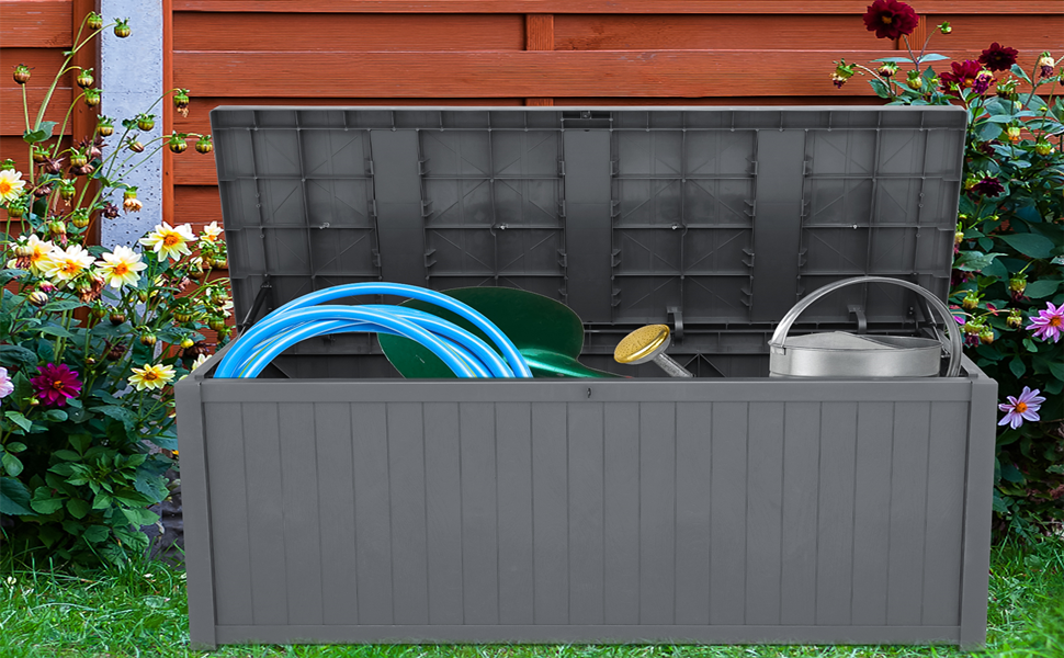 SESAISHEIR 113Gal 430L Outdoor Storage Containers With Lids