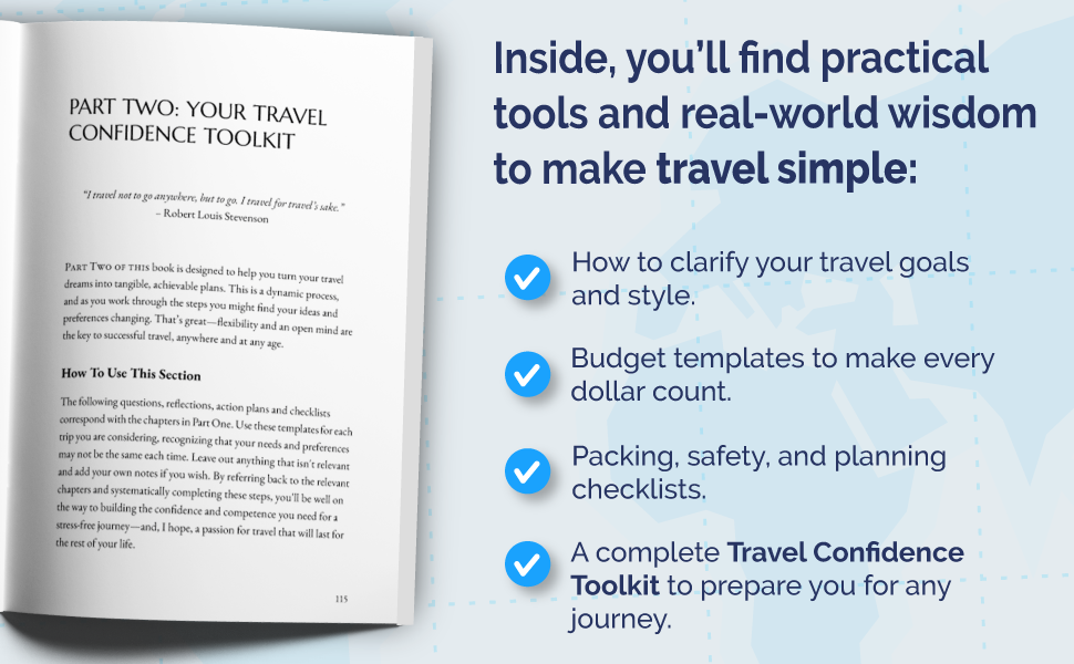 Inside spread Senior Travel Made Easy Step By Step