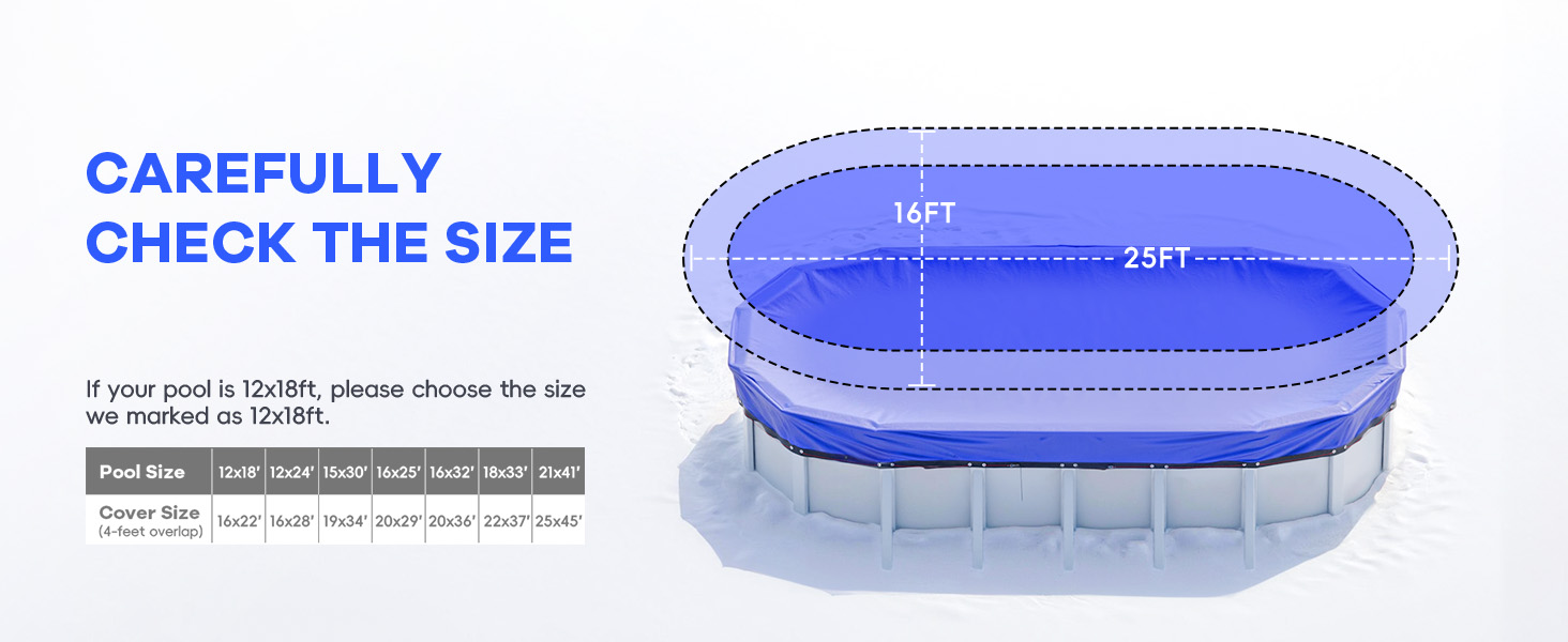 CAREFULLY CHECK THE SIZE