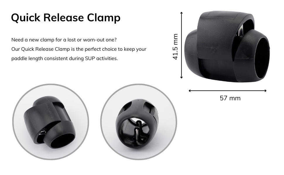 Marsrut Adjustable & Quick Release Clamp/Clip Part Replacement for SUP Surfing