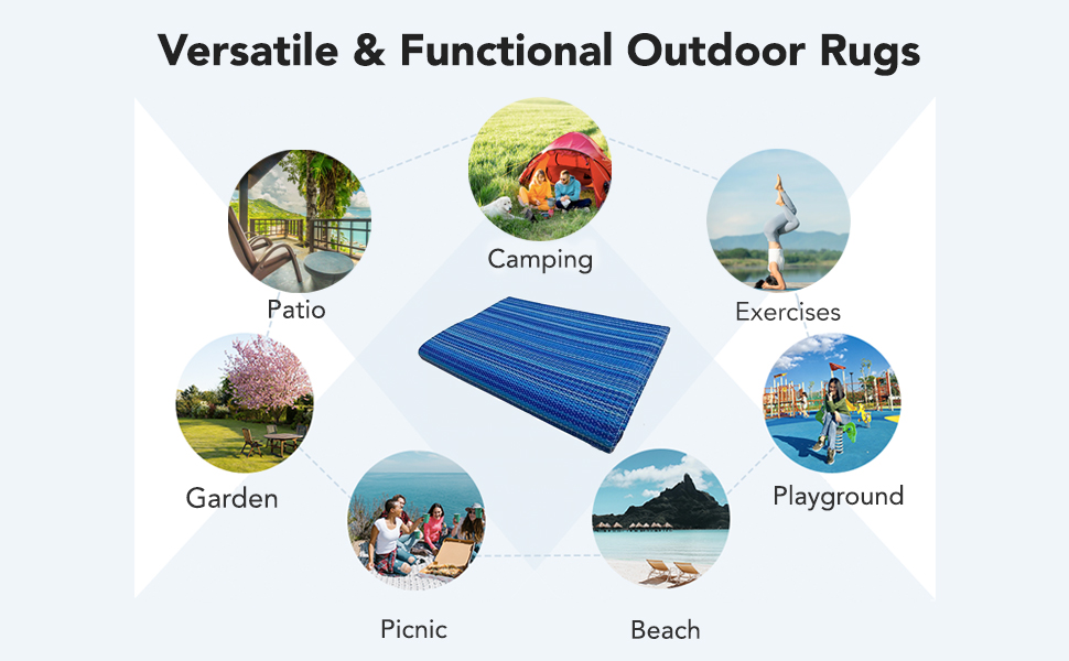 KZY London Outdoor Rugs